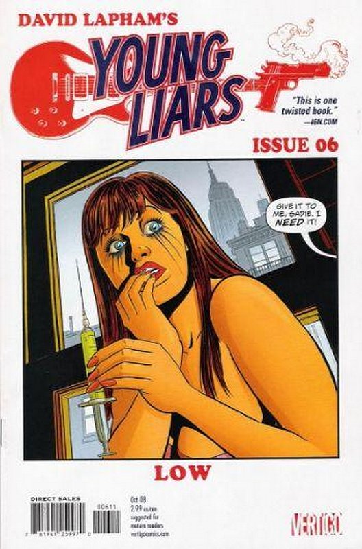 Cover of Young Liars (Vol 1) #6. One of 250,000 Vintage American Comics on sale from Krypton!