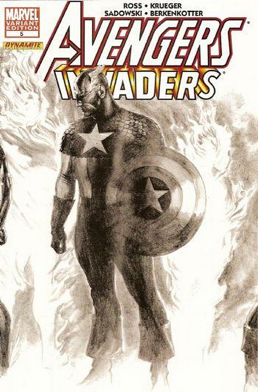 Cover of Avengers/Invaders (2008 Ltd) #5. One of 250,000 Vintage American Comics on sale from Krypton!