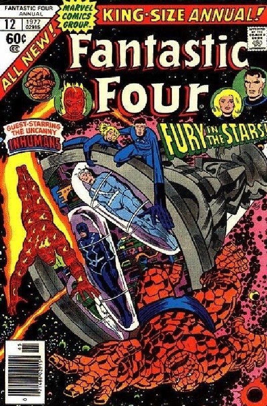 Cover of Fantastic Four Annual #12. One of 250,000 Vintage American Comics on sale from Krypton!