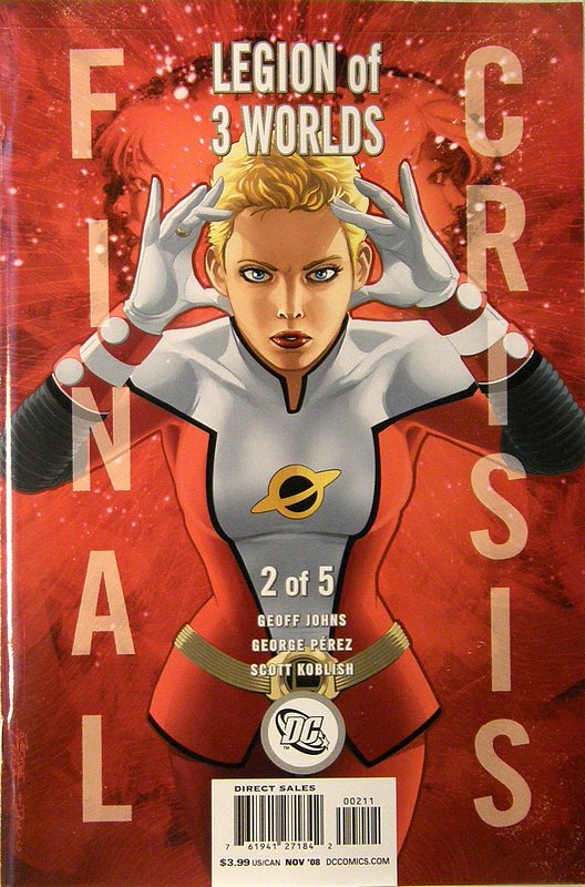 Cover of Final Crisis: Legion of Three Worlds (2008 Ltd) #2. One of 250,000 Vintage American Comics on sale from Krypton!