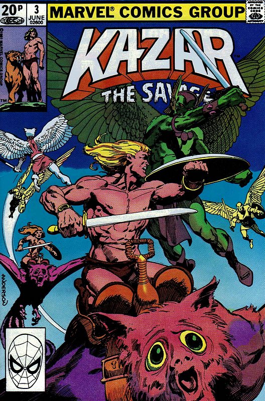 Cover of Ka-Zar (Vol 3) The Savage #3. One of 250,000 Vintage American Comics on sale from Krypton!