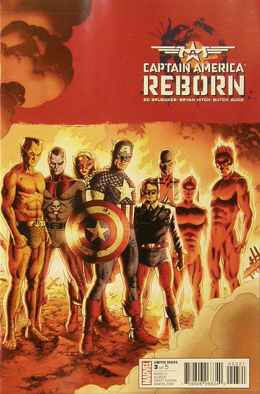 Cover of Captain America: Reborn (2009 Ltd) #3. One of 250,000 Vintage American Comics on sale from Krypton!