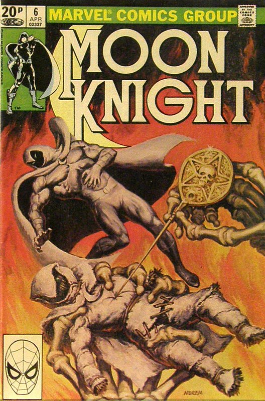 Cover of Moon Knight (Vol 1) #6. One of 250,000 Vintage American Comics on sale from Krypton!