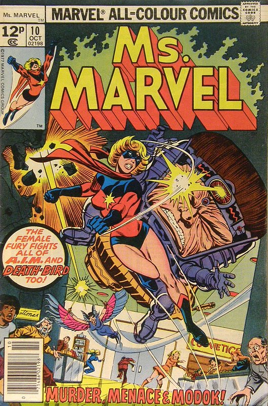 Cover of Ms Marvel (Vol 1) #10. One of 250,000 Vintage American Comics on sale from Krypton!