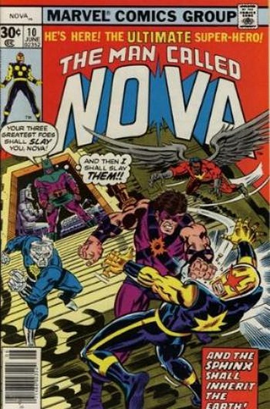 Cover of Nova (Vol 1) #10. One of 250,000 Vintage American Comics on sale from Krypton!