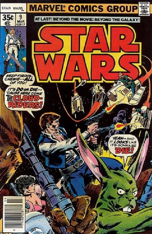 Cover of Star Wars (Vol 1) (Marvel) #9. One of 250,000 Vintage American Comics on sale from Krypton!