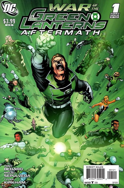 Cover of War of the Green Lanterns: Aftermath (2011 Ltd) #1. One of 250,000 Vintage American Comics on sale from Krypton!