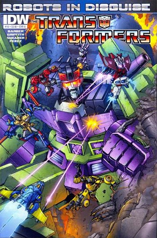 Cover of Transformers: Robots in Disguise #16. One of 250,000 Vintage American Comics on sale from Krypton!