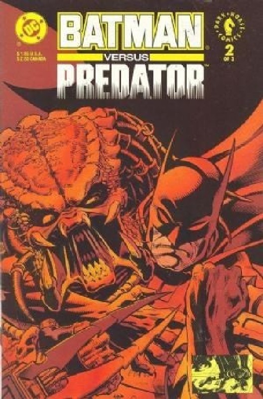 Cover of Batman vs Predator (1992 Ltd) #2. One of 250,000 Vintage American Comics on sale from Krypton!