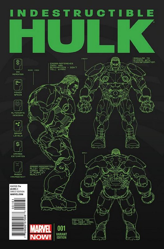 Cover of Indestructible Hulk (Vol 1) #1. One of 250,000 Vintage American Comics on sale from Krypton!