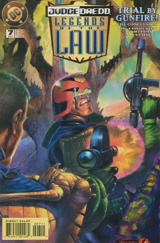 Cover of Judge Dredd: Legends of the Law (Vol 1) #7. One of 250,000 Vintage American Comics on sale from Krypton!