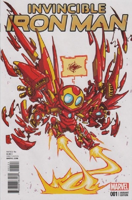 Cover of Invincible Iron Man (Vol 2) #1. One of 250,000 Vintage American Comics on sale from Krypton!