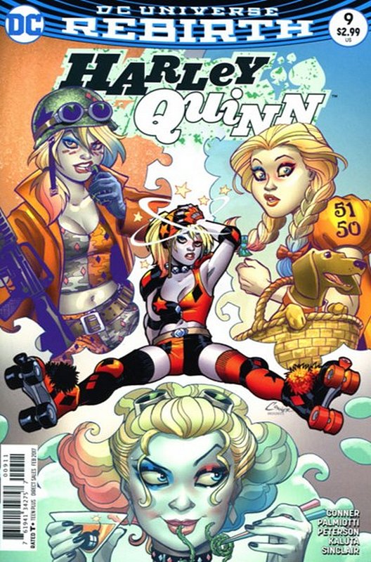 Cover of Harley Quinn (Vol 3) #9. One of 250,000 Vintage American Comics on sale from Krypton!