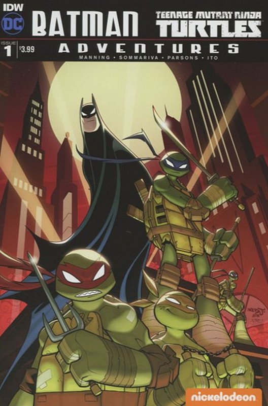 Cover of Batman/TMNT Adventures (2016 Ltd) #1. One of 250,000 Vintage American Comics on sale from Krypton!