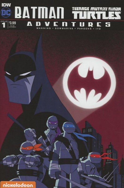 Cover of Batman/TMNT Adventures (2016 Ltd) #1. One of 250,000 Vintage American Comics on sale from Krypton!