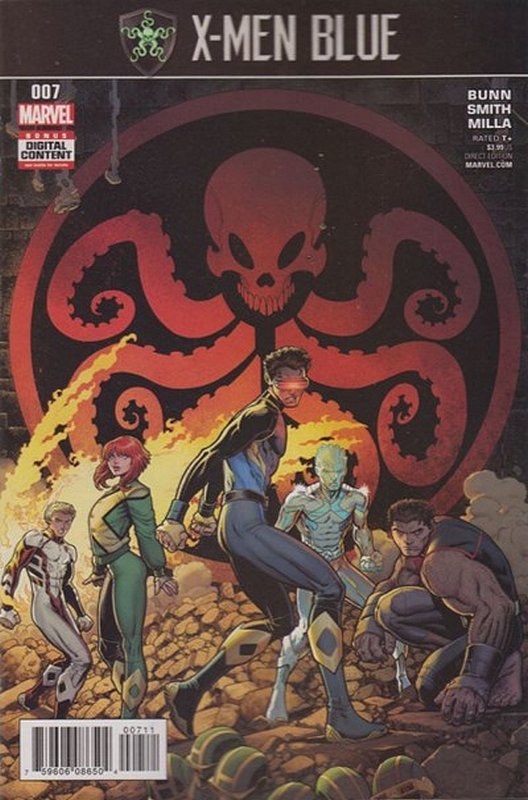 Cover of X-Men: Blue (Vol 1) #7. One of 250,000 Vintage American Comics on sale from Krypton!