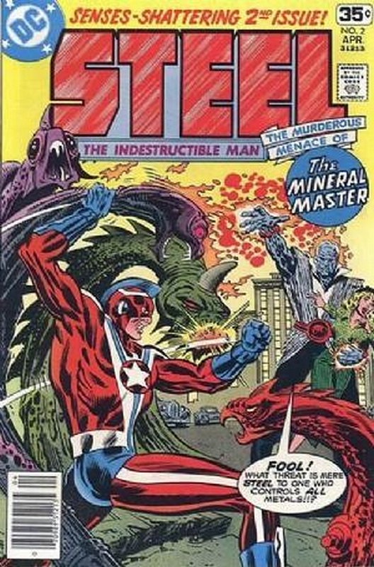Cover of Steel (Vol 1) The Indestuctable Man #2. One of 250,000 Vintage American Comics on sale from Krypton!