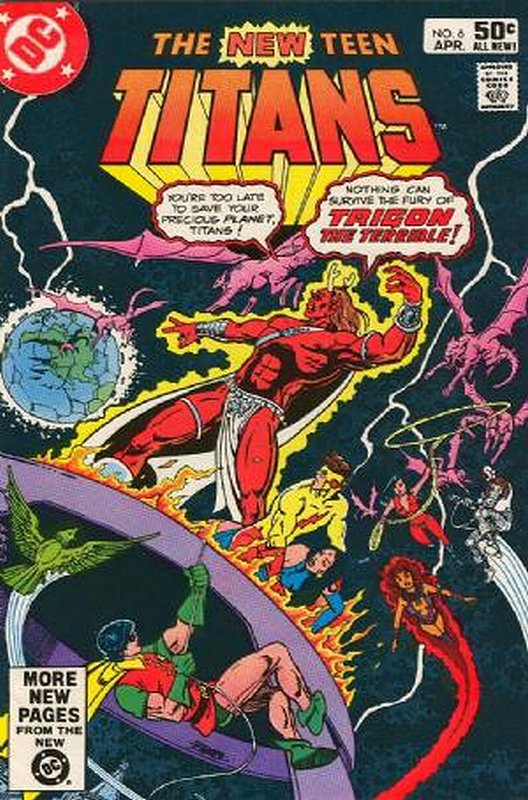 Cover of New Teen Titans (Vol 1) (Tales of from #41) #6. One of 250,000 Vintage American Comics on sale from Krypton!