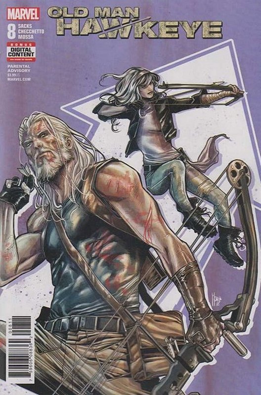 Cover of Old Man Hawkeye (2017 Ltd) #8. One of 250,000 Vintage American Comics on sale from Krypton!