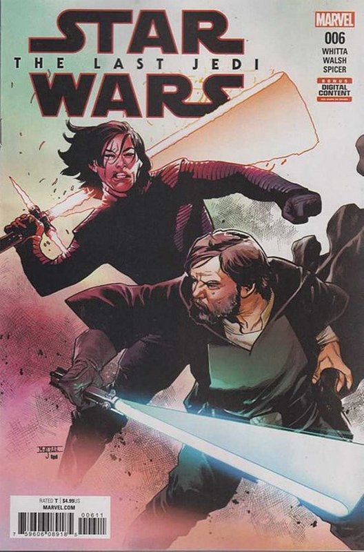 Cover of Star Wars: Last Jedi Movie Adaptation (2018 Ltd) #6. One of 250,000 Vintage American Comics on sale from Krypton!