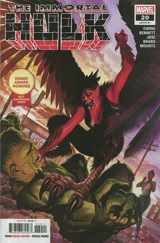 Cover of Immortal Hulk (Vol 1) #20. One of 250,000 Vintage American Comics on sale from Krypton!