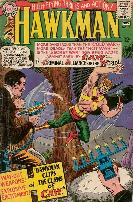 Cover of Hawkman (Vol 1) #10. One of 250,000 Vintage American Comics on sale from Krypton!