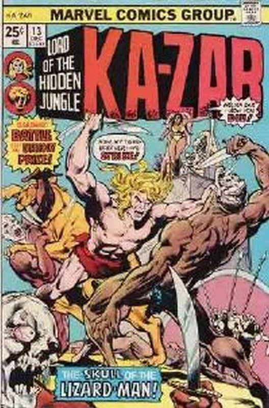 Cover of Ka-Zar (Vol 2) Lord of the Hidden Jungle #13. One of 250,000 Vintage American Comics on sale from Krypton!