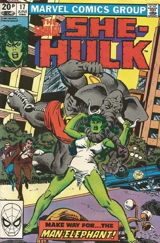 Cover of She-Hulk (Vol 1) The Savage #17. One of 250,000 Vintage American Comics on sale from Krypton!