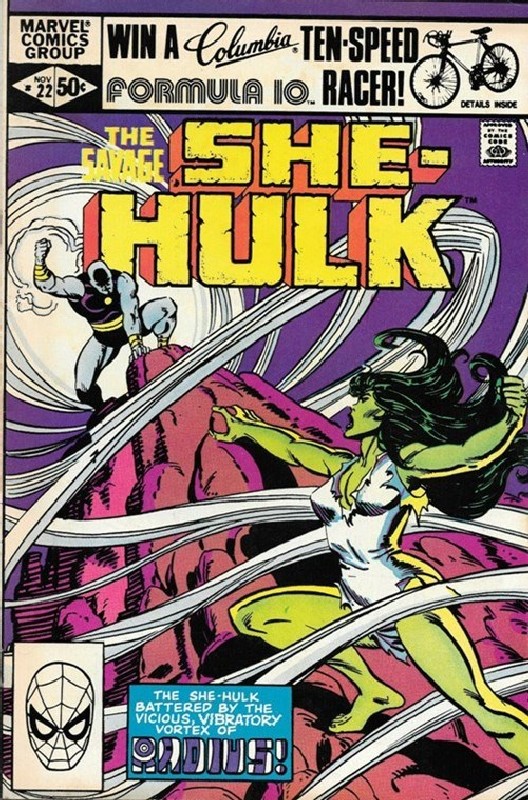 Cover of She-Hulk (Vol 1) The Savage #22. One of 250,000 Vintage American Comics on sale from Krypton!