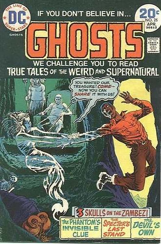 Cover of Ghosts (Vol 1) #25. One of 250,000 Vintage American Comics on sale from Krypton!