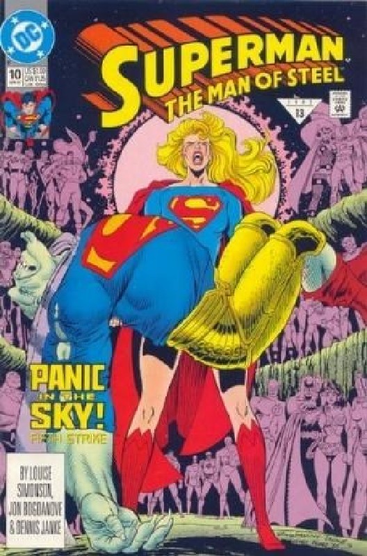 Cover of Superman: Man of Steel (Vol 1) #10. One of 250,000 Vintage American Comics on sale from Krypton!