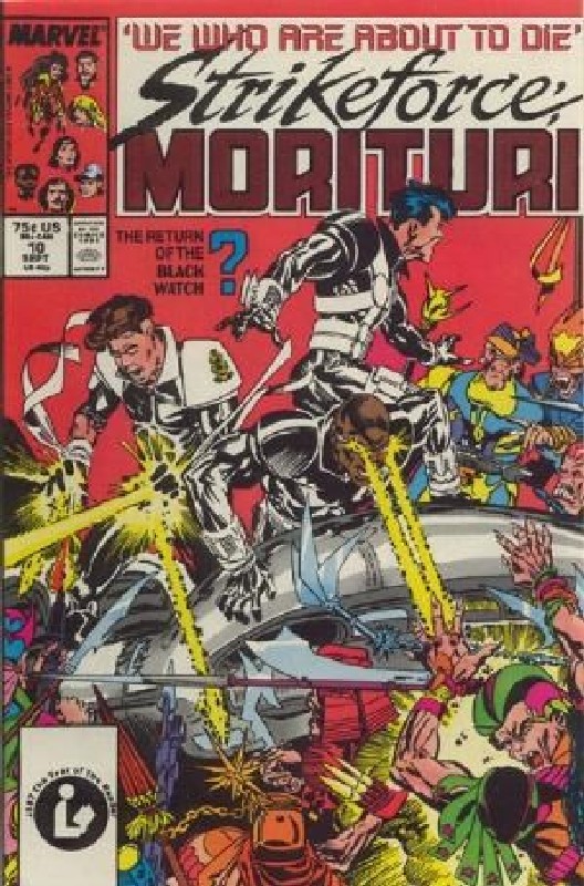 Cover of Strikeforce: Morituri (Vol 1) #10. One of 250,000 Vintage American Comics on sale from Krypton!