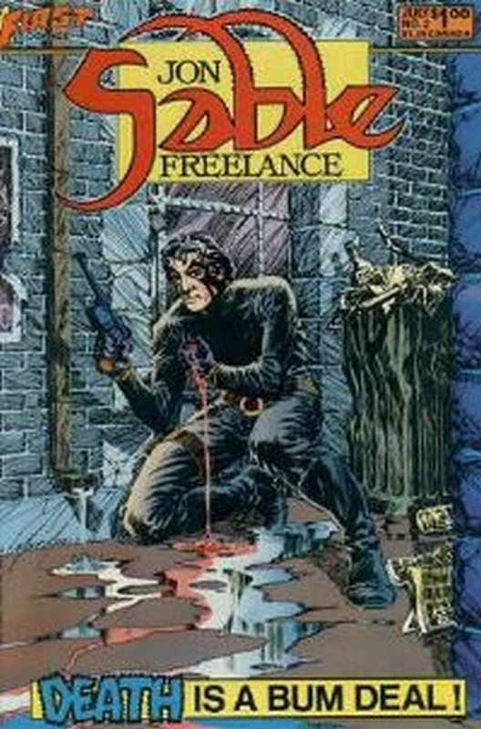 Cover of Jon Sable: Freelance (Vol 1) #2. One of 250,000 Vintage American Comics on sale from Krypton!