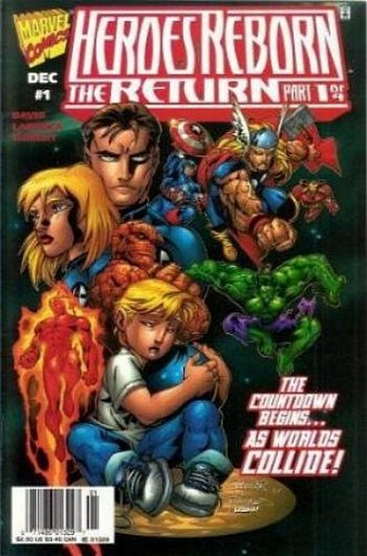 Cover of Heroes Reborn the return (1997 Ltd) #1. One of 250,000 Vintage American Comics on sale from Krypton!