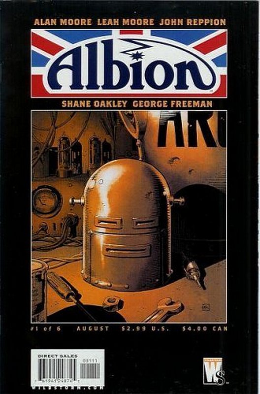 Cover of Albion #1. One of 250,000 Vintage American Comics on sale from Krypton!
