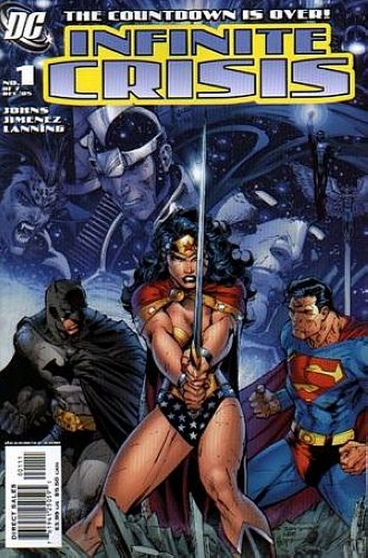 Cover of Infinite Crisis (2005 Ltd) #1. One of 250,000 Vintage American Comics on sale from Krypton!