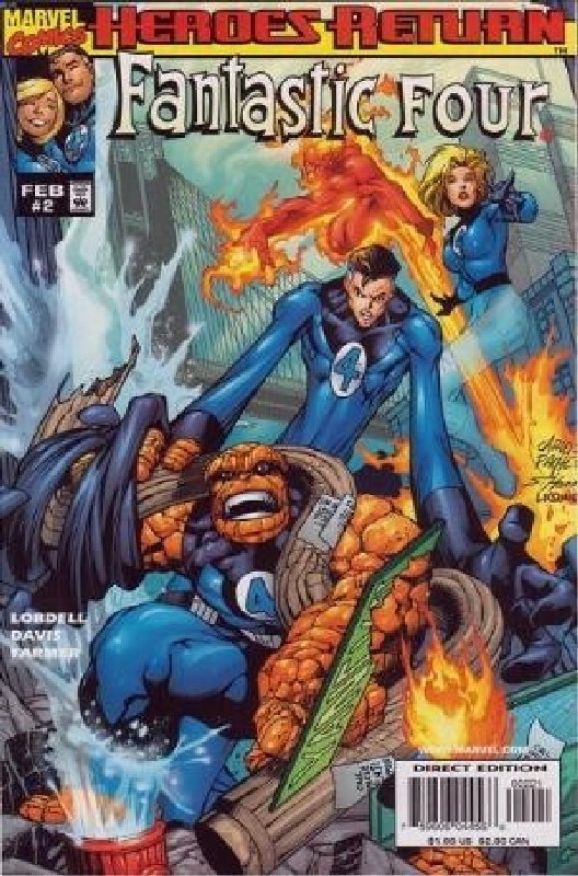 Cover of Fantastic Four (Vol 3) #2. One of 250,000 Vintage American Comics on sale from Krypton!