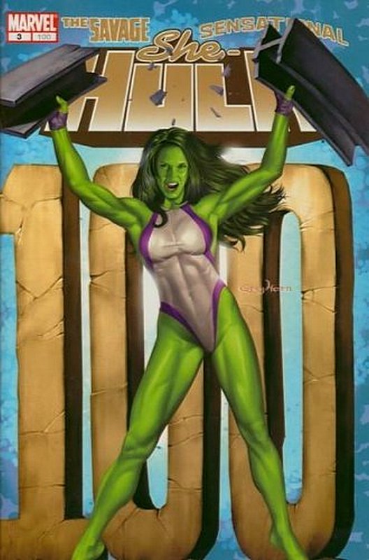 Cover of She-Hulk (Vol 4) #3. One of 250,000 Vintage American Comics on sale from Krypton!