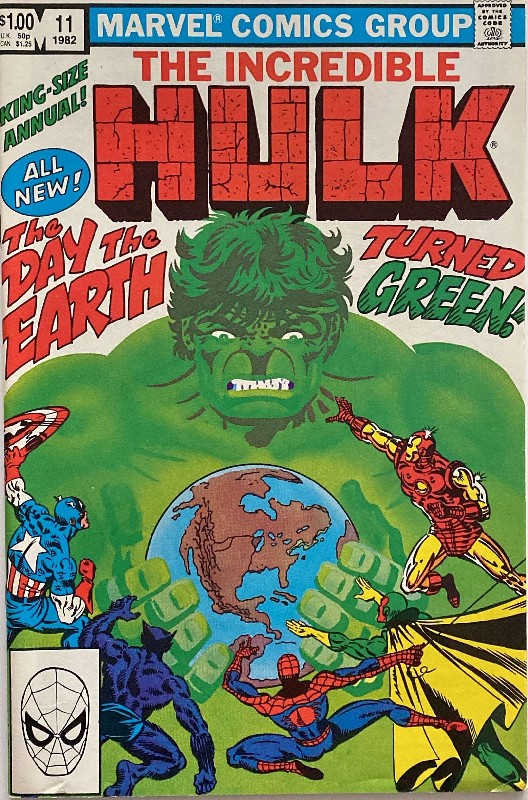Cover of Incredible Hulk Annual #11. One of 250,000 Vintage American Comics on sale from Krypton!