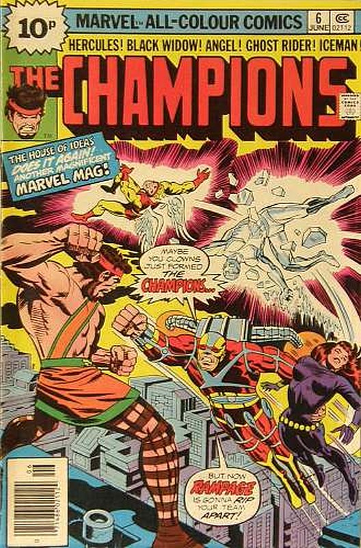 Cover of Champions (Vol 1) The #6. One of 250,000 Vintage American Comics on sale from Krypton!