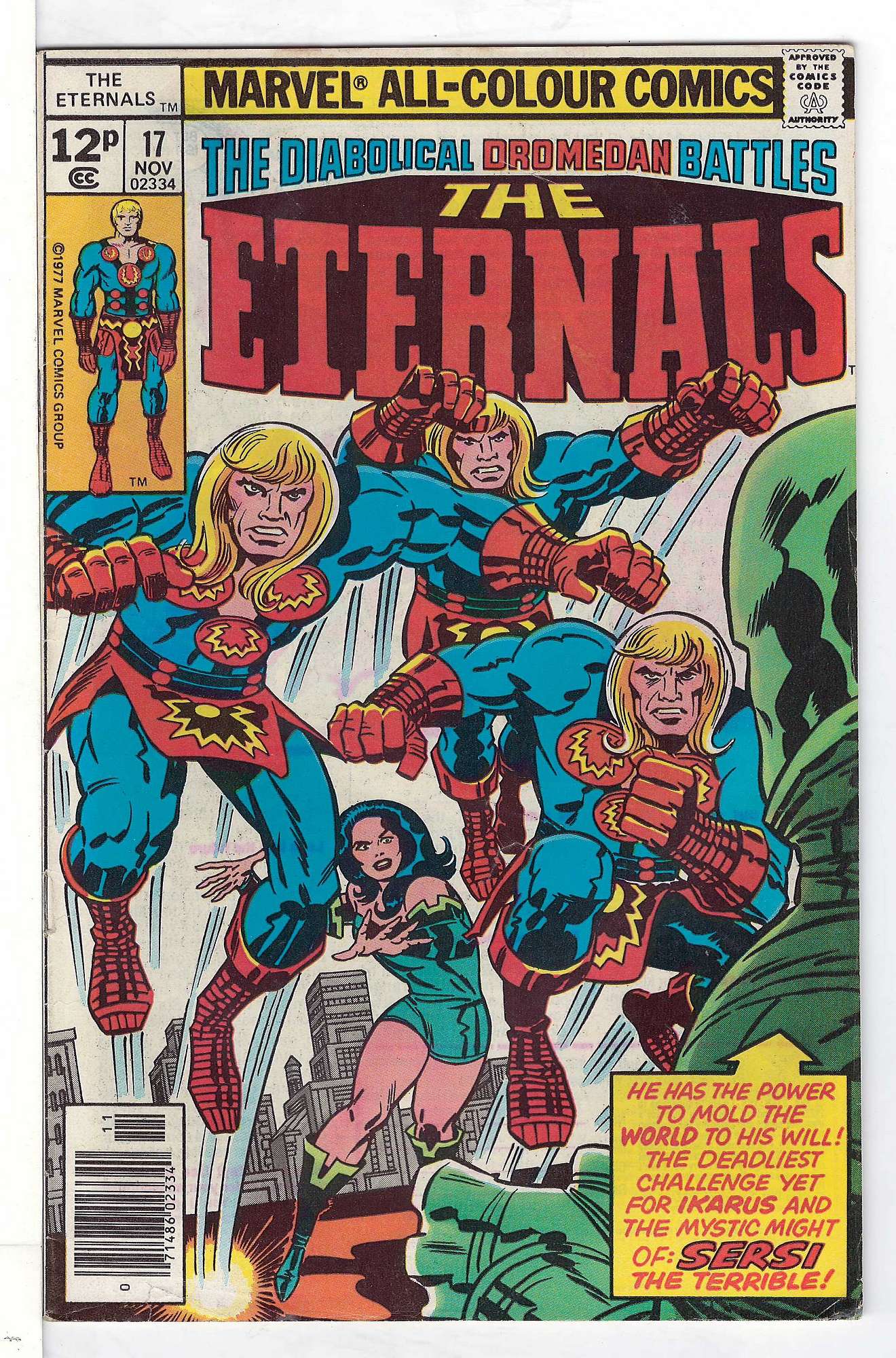 Cover of Eternals (Vol 1) #17. One of 250,000 Vintage American Comics on sale from Krypton!