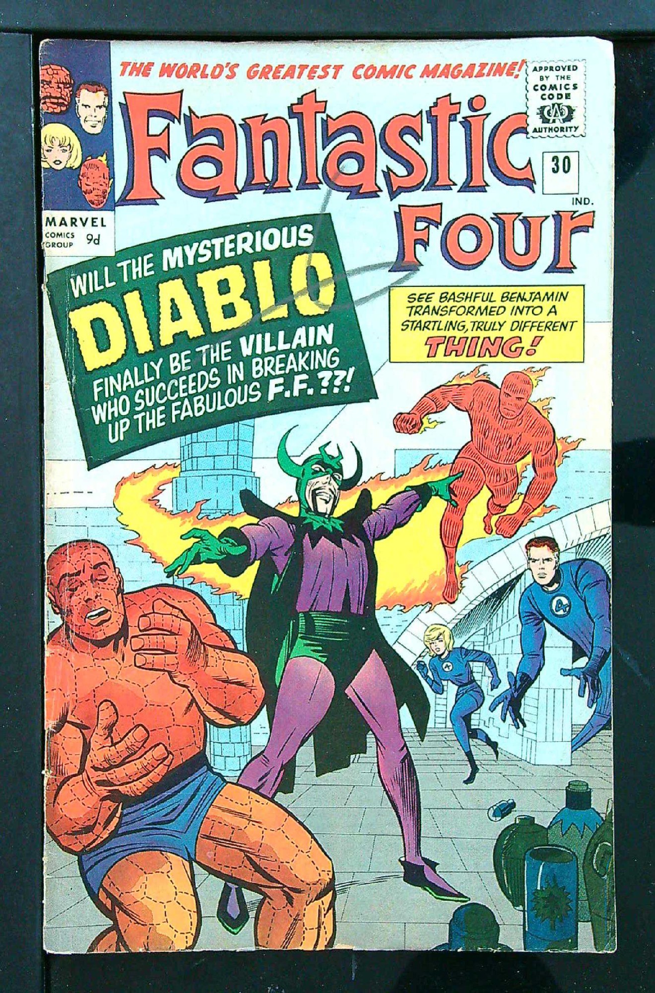 Cover of Fantastic Four (Vol 1) #30. One of 250,000 Vintage American Comics on sale from Krypton!