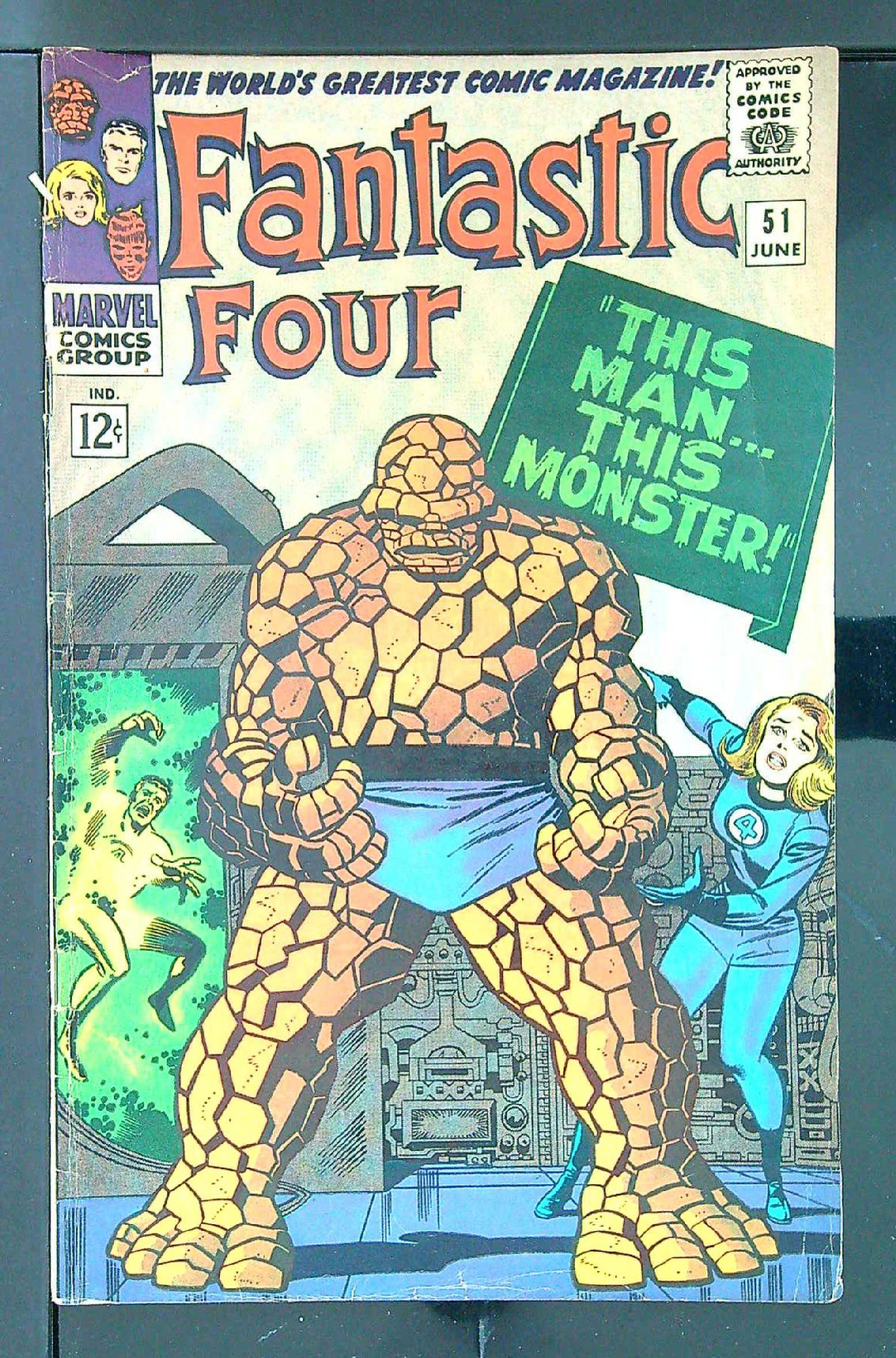 Cover of Fantastic Four (Vol 1) #51. One of 250,000 Vintage American Comics on sale from Krypton!