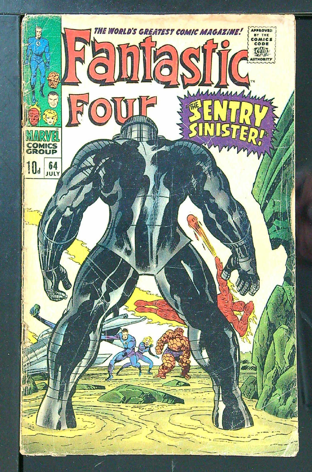 Cover of Fantastic Four (Vol 1) #64. One of 250,000 Vintage American Comics on sale from Krypton!