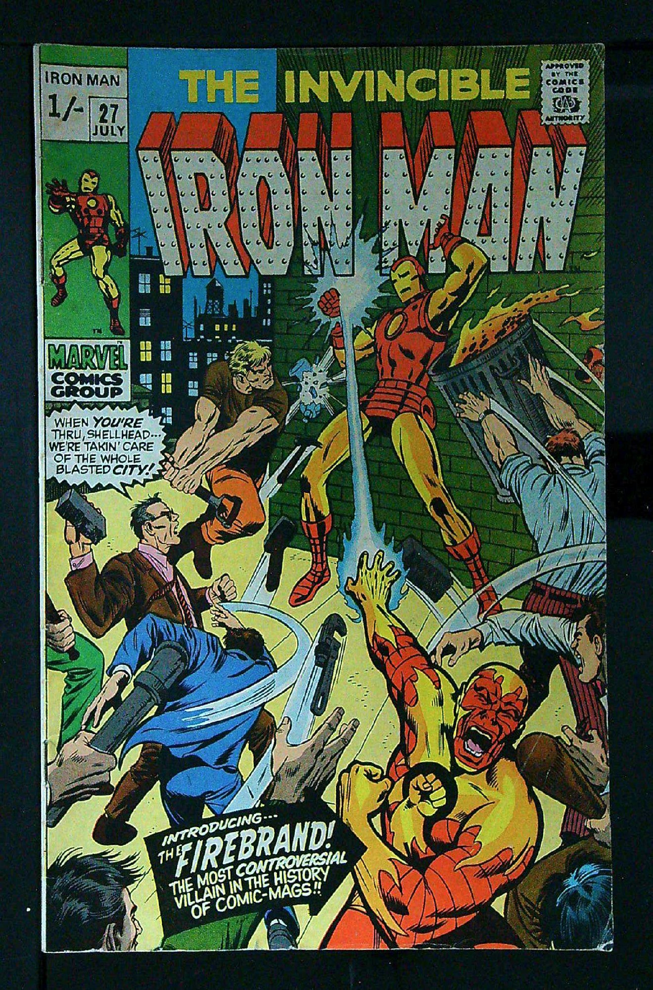 Cover of Iron Man (Vol 1) #27. One of 250,000 Vintage American Comics on sale from Krypton!