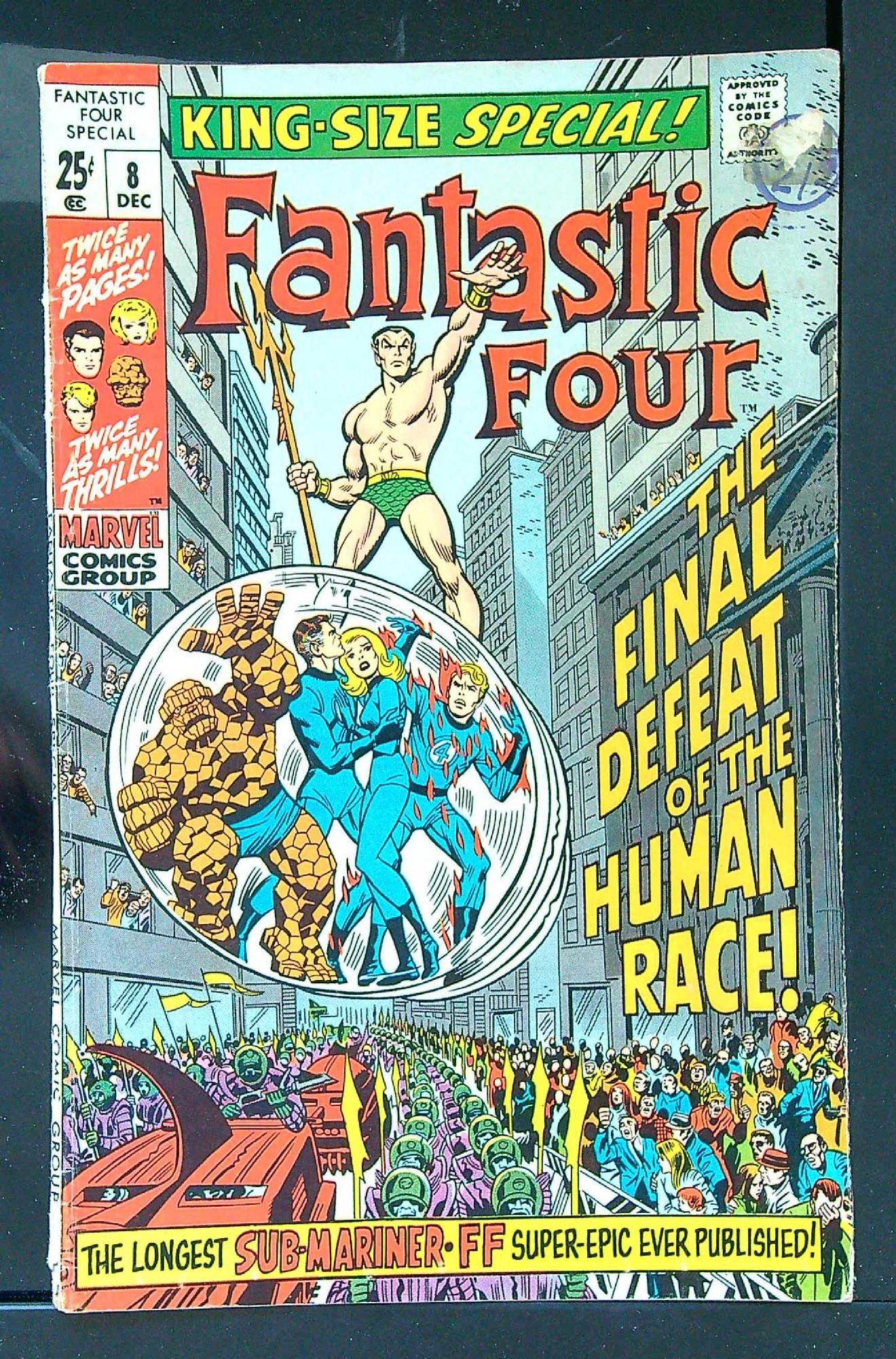 Cover of Fantastic Four Annual #8. One of 250,000 Vintage American Comics on sale from Krypton!