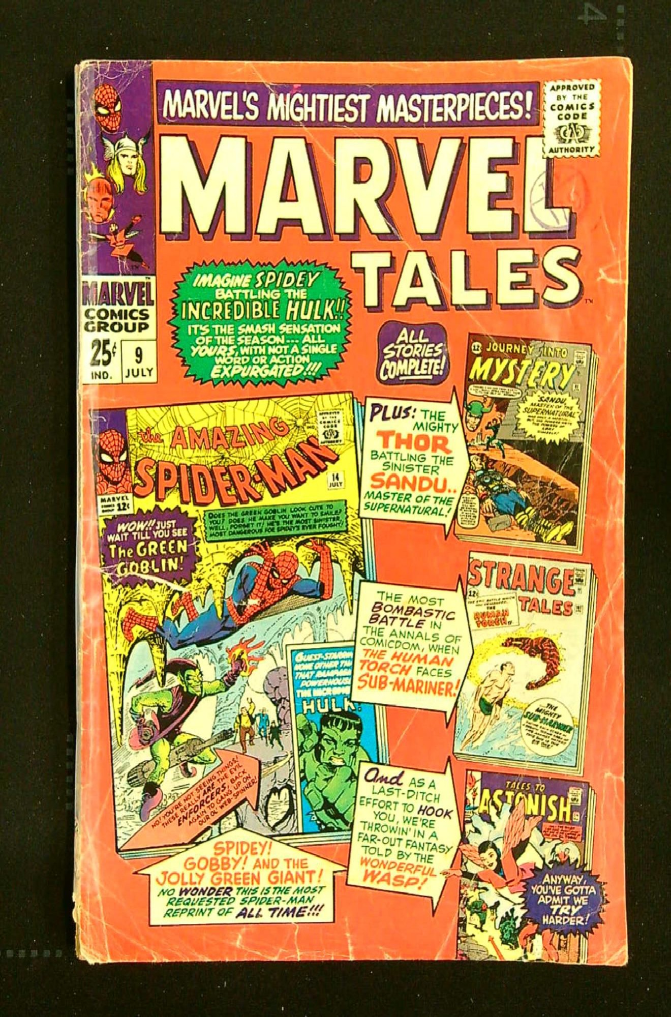 Cover of Marvel Tales #9. One of 250,000 Vintage American Comics on sale from Krypton!