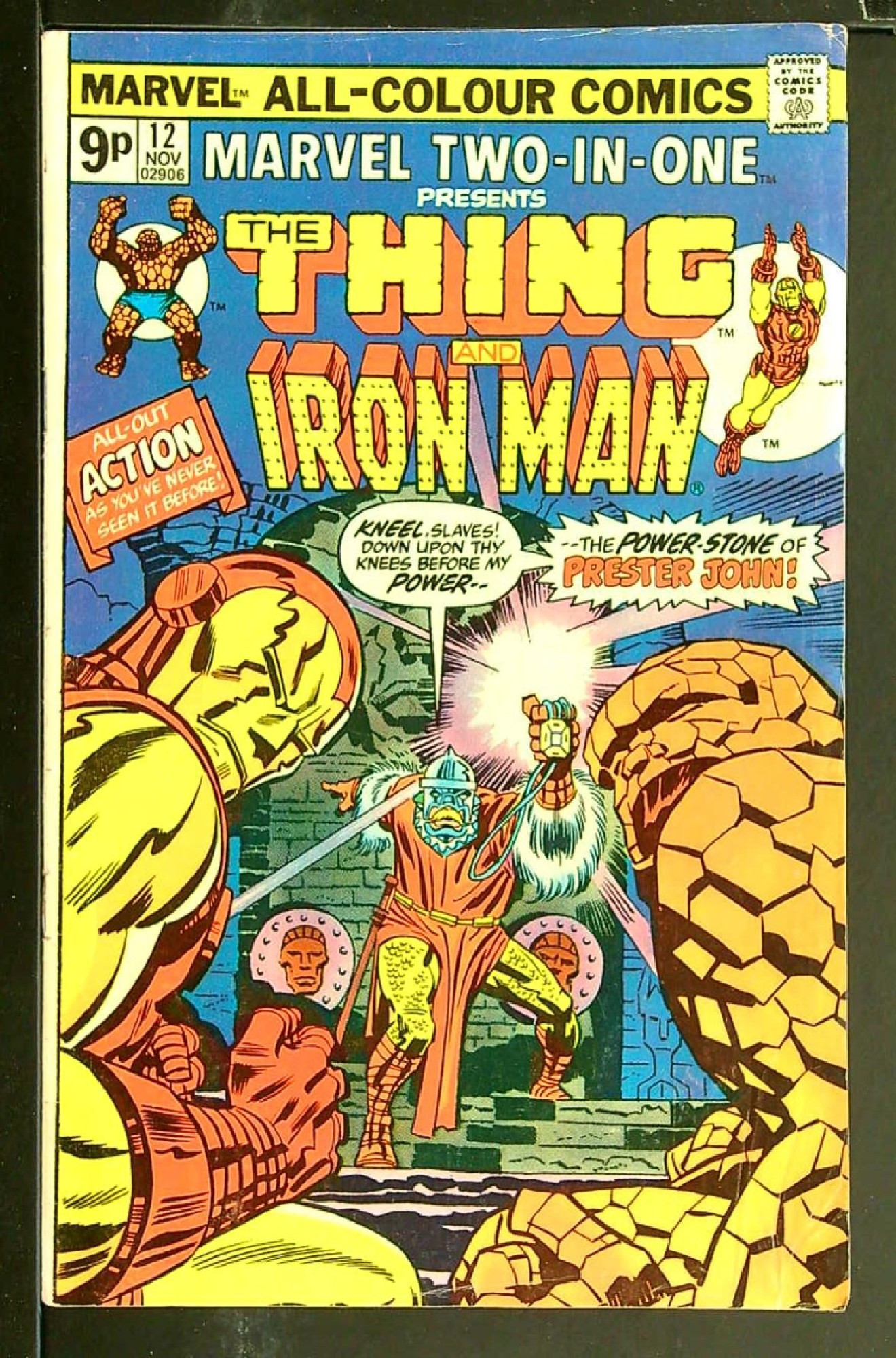 Cover of Marvel Two-in-one (Vol 1) #12. One of 250,000 Vintage American Comics on sale from Krypton!