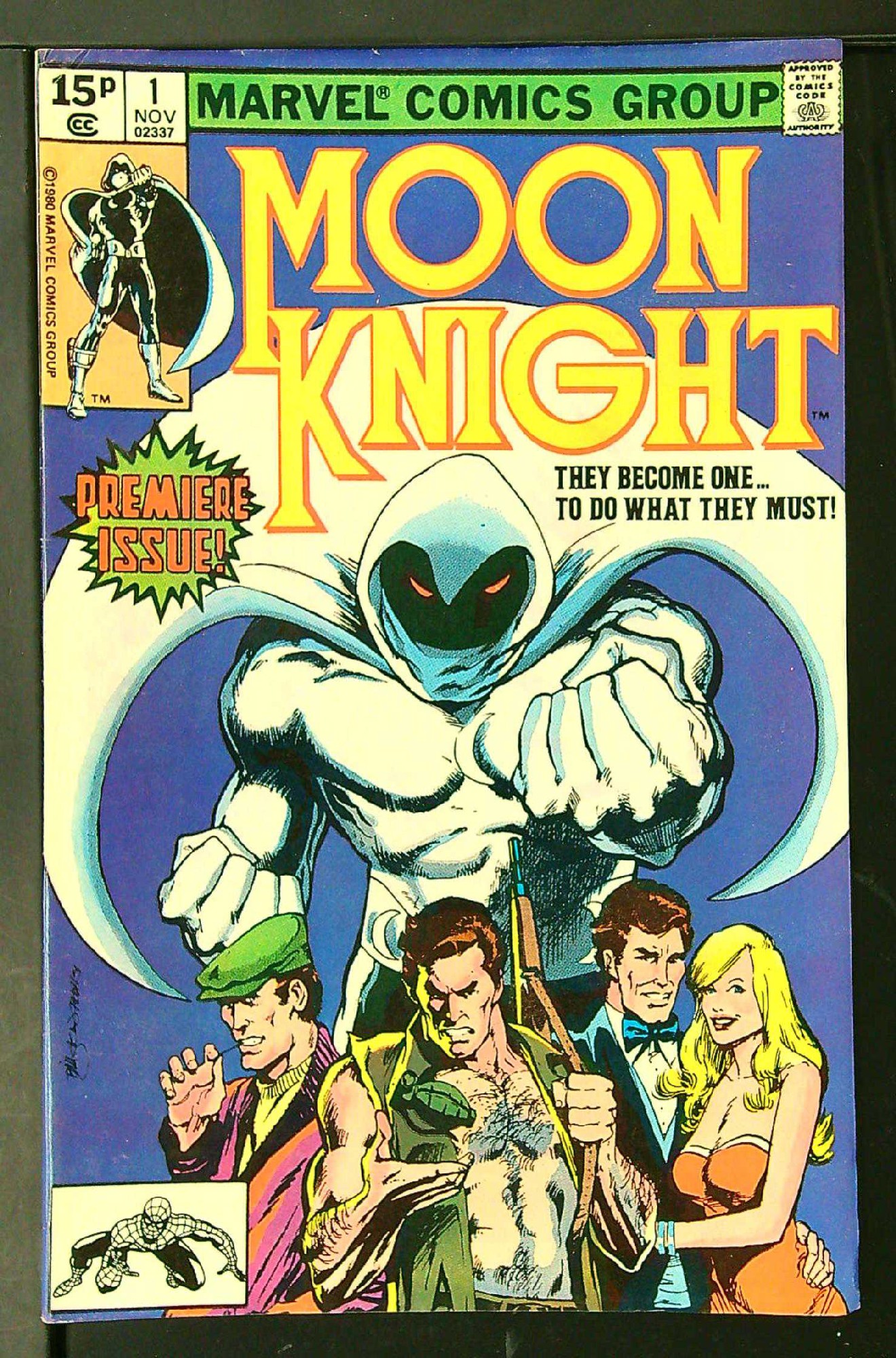 Cover of Moon Knight (Vol 1) #1. One of 250,000 Vintage American Comics on sale from Krypton!