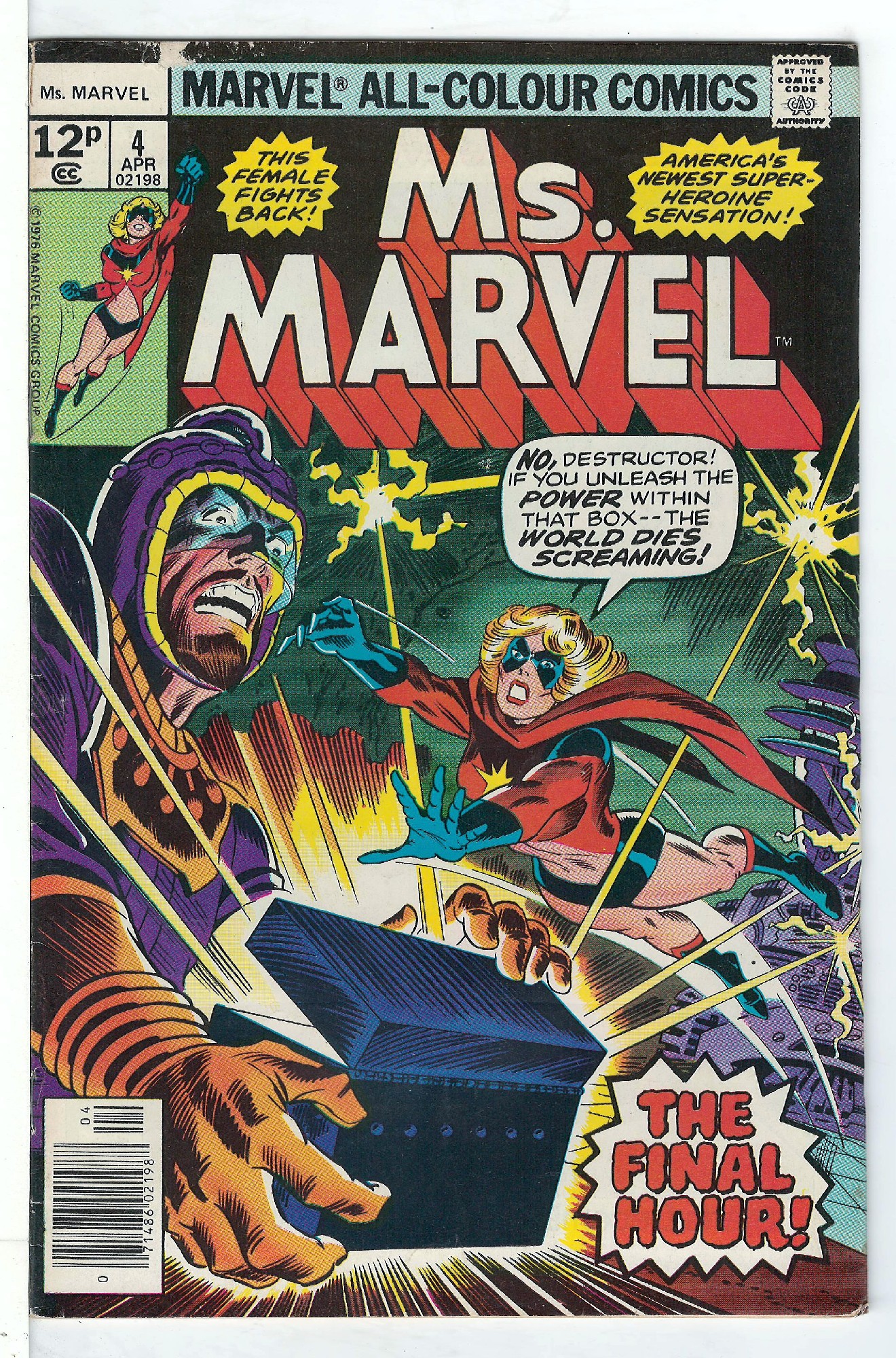 Cover of Ms Marvel (Vol 1) #4. One of 250,000 Vintage American Comics on sale from Krypton!